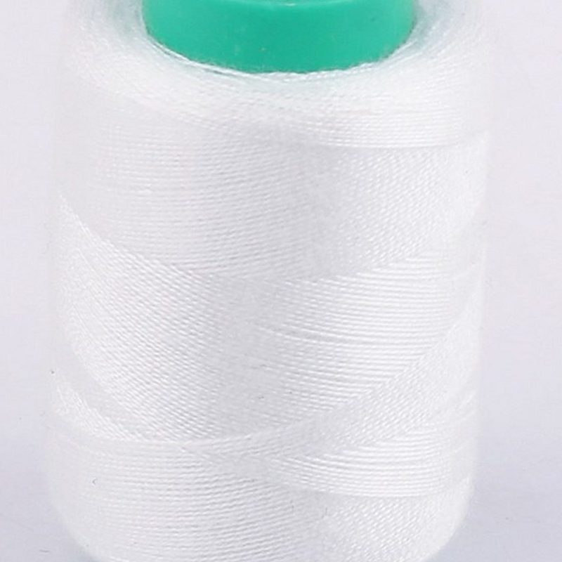 白色缝纫线卷 家用缝补线 手工缝衣服用 细节图1